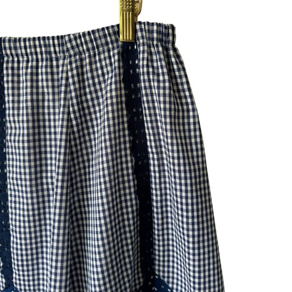 Vintage Little House Creations Prairie Skirt Sz Lg Patchwork Boho Cottage Gypsy - Picture 13 of 16